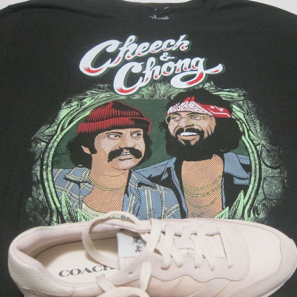 Coach (shoes) ...Cheech...& Chong (Tee)